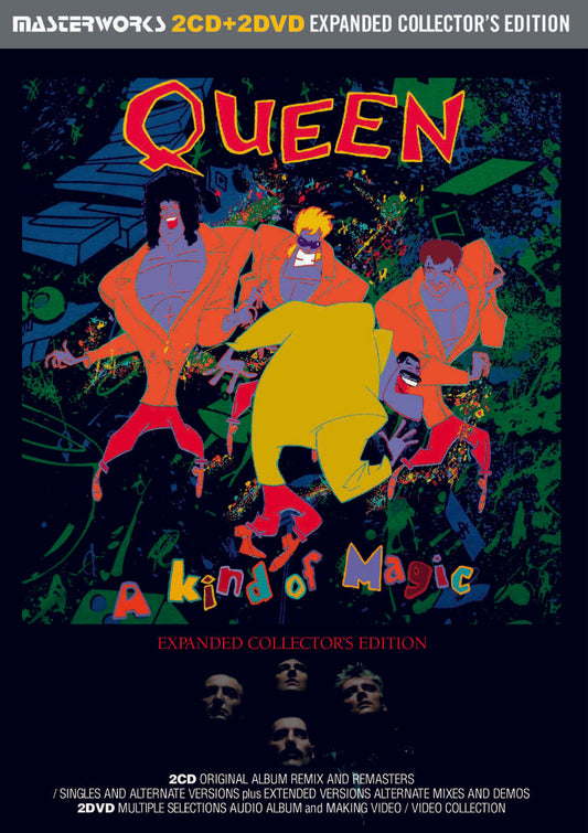 Queen A Kind Of Magic Expanded Collector's Edition Remix 2 CD 2 DVD Masterworks