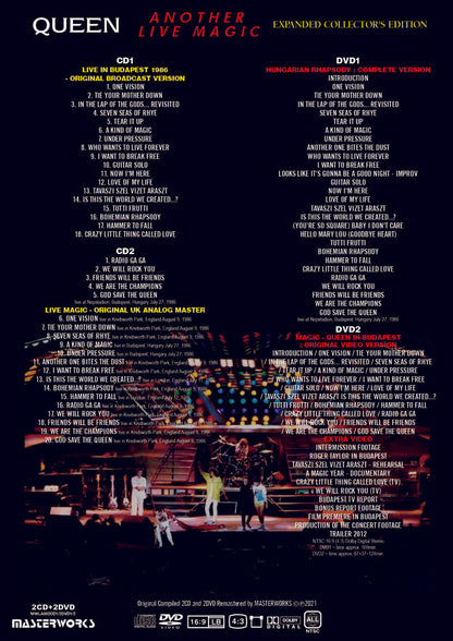 QUEEN / MORE LIVE MAGIC & ANOTHER LIVE MAGIC (4CD+4DVD)