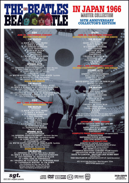 THE BEATLES / IN JAPAN 1966 55th ANNIVERSARY (2CD+6DVD)