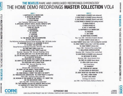 THE BEATLES / THE HOME DEMO RECORDINGS MASTER COLLECTION RARE AND UNRELEASED RECORDINGS CHRONOLOGY (8CD)