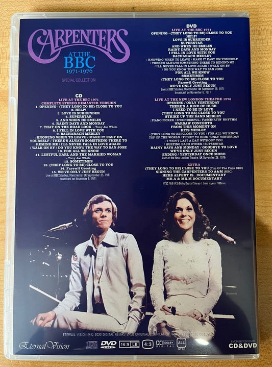 CARPENTERS / AT THE BBC 1971-1976 & MAKE YOUR OWN KIND OF MUSIC 4 other title sets (5CD+3DVD)