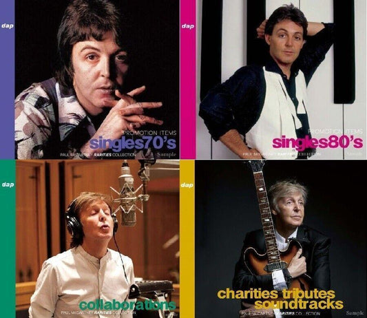 PAUL McCARTNEY / RARITIES COLLECTION SINGOLI E COLLABORAZIONI E TRIBUTI DI BENEFICENZA (8 CD)