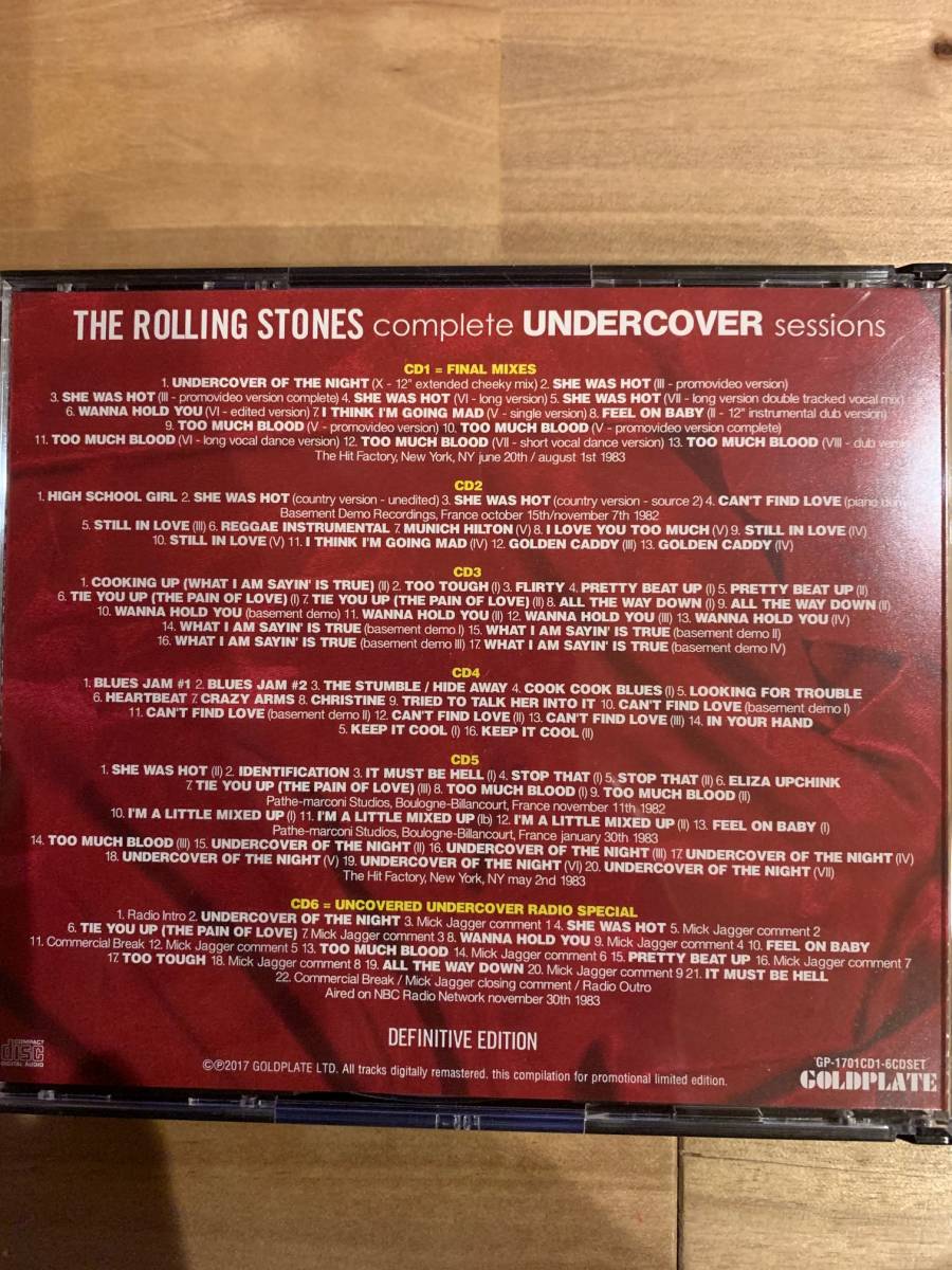 The Rolling Stones Complete Undercover Sessions Definitive 6 CD Set
