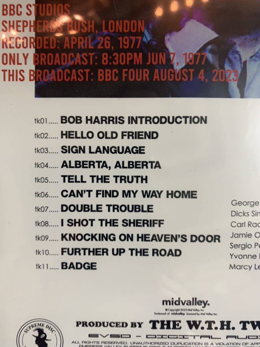 ERIC CLAPTON / ON WHISTLE TEST (1DVD)