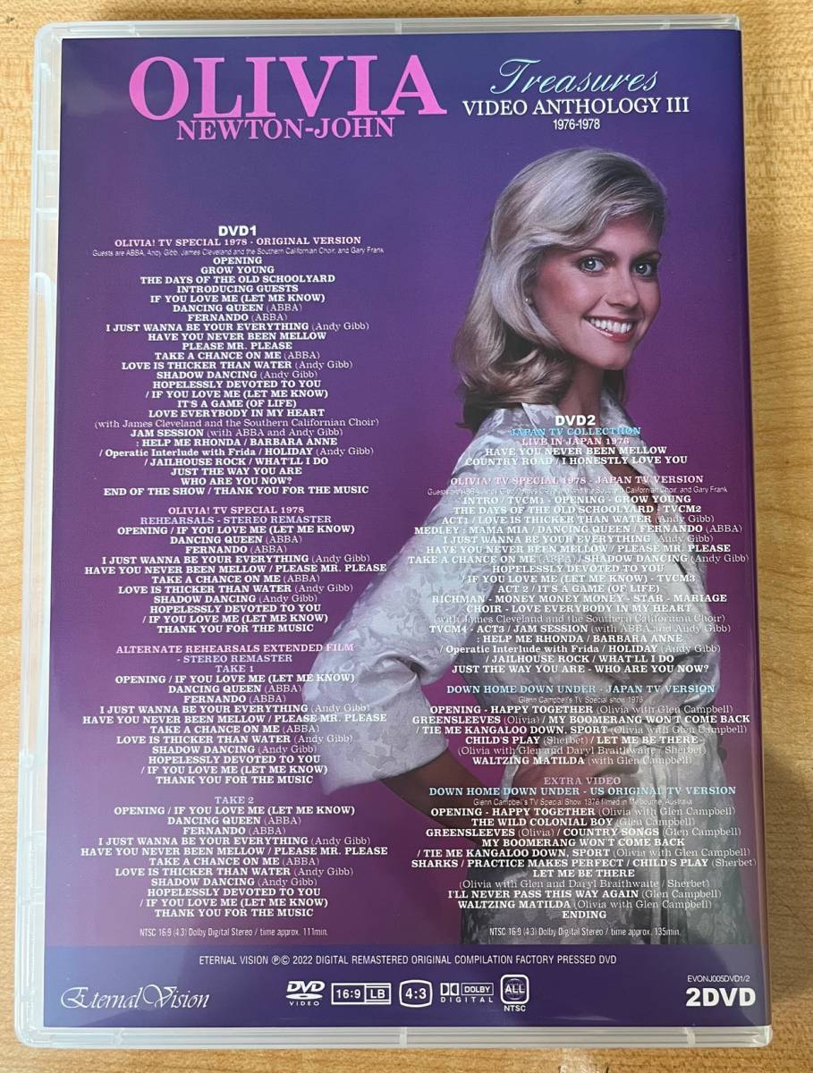 Olivia Newton-John / TREASURES : VIDEO ANTHOLOGY VOL.1-3 Set (6DVD)