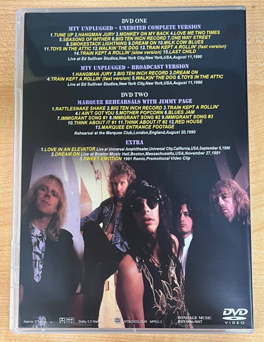 Aerosmith Complete Unplugged And More Jimmy Page Pressed 2DVD