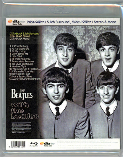 The Beatles / with the beatles 24bit-96khz / 5.1ch Surround, 24bit-192khz / Stereo & Mono (1BDR)