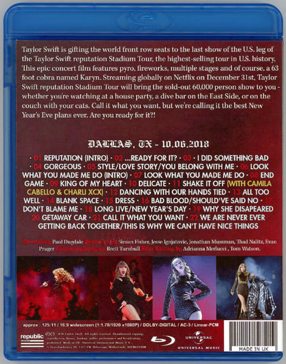 TAYLOR SWIFT / GIRA DE REPUTACIÓN EN VIVO EN DALLAS (1 HABITACIÓN)