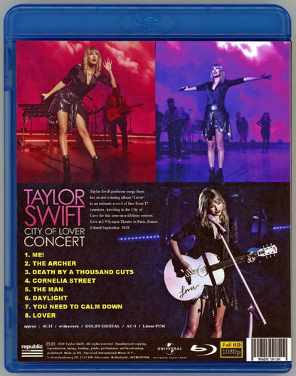 TAYLOR SWIFT / CONCIERTO CITY OF LOVER (1HAB)