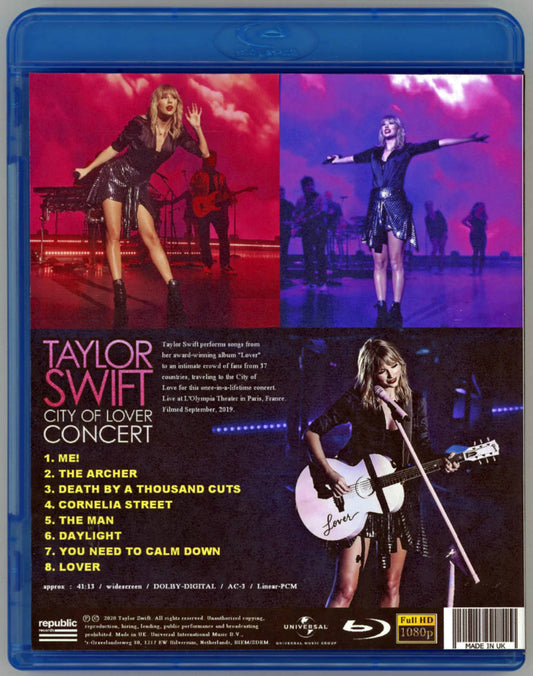 TAYLOR SWIFT / CONCIERTO CITY OF LOVER (1HAB)