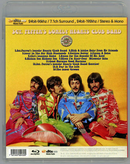 The Beatles / SGT. PEPPER'S LONELY HEARTS CLUB BAND 24bit-96khz / 7.1ch Surround, 24bit-192khz / Stereo & Mono (1BDR)