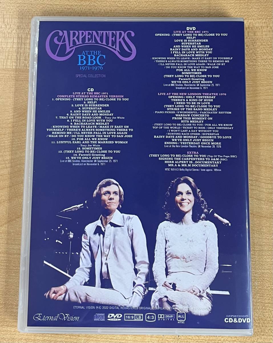 CARPENTERS / BBC, MAKE YOUR OWN KIND OF MUSIC 2 Title Set (1DVD + 3CD)