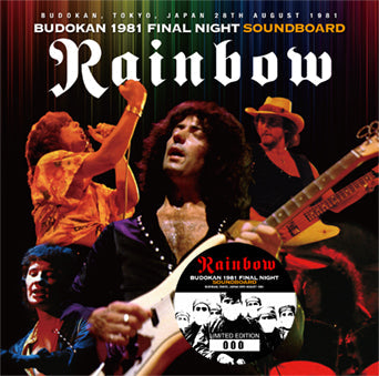 RAINBOW / BUDOKAN 1981 FINAL NIGHT SOUNDBOARD (1CD)
