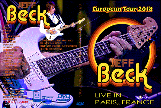 Jeff Beck / European Tour 2018 L'Olympia Bruno Coquatrix (1DVDR)