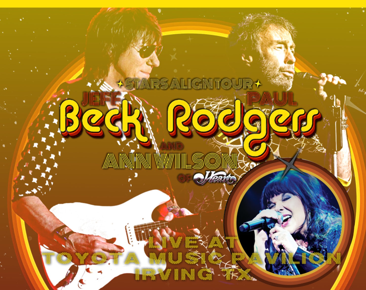 Beck Rodgers & Wilson / The Stars Align Tour 2018 Toyota Music Pavilion (3CDR)