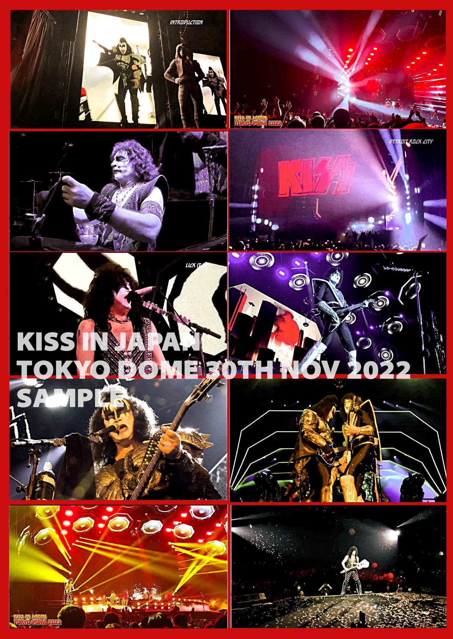 KISS / End of the Road Japan Tour 2022 Mein Show & soundchecks (2BD)