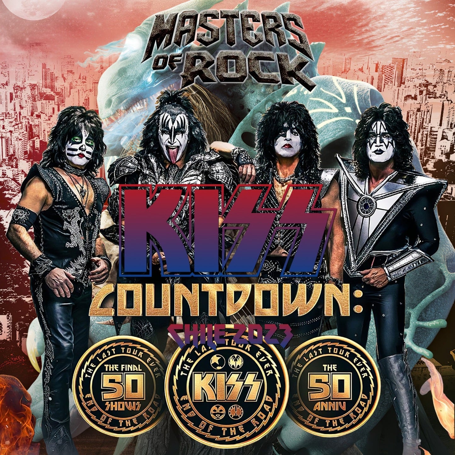 Kiss / Masters of Rock Chile 2023 (2CDR)