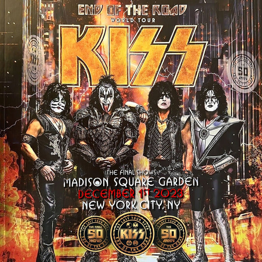KISS / End of the Road World Tour 2023 (2CDR) Madison Square Garden New York Dec 1