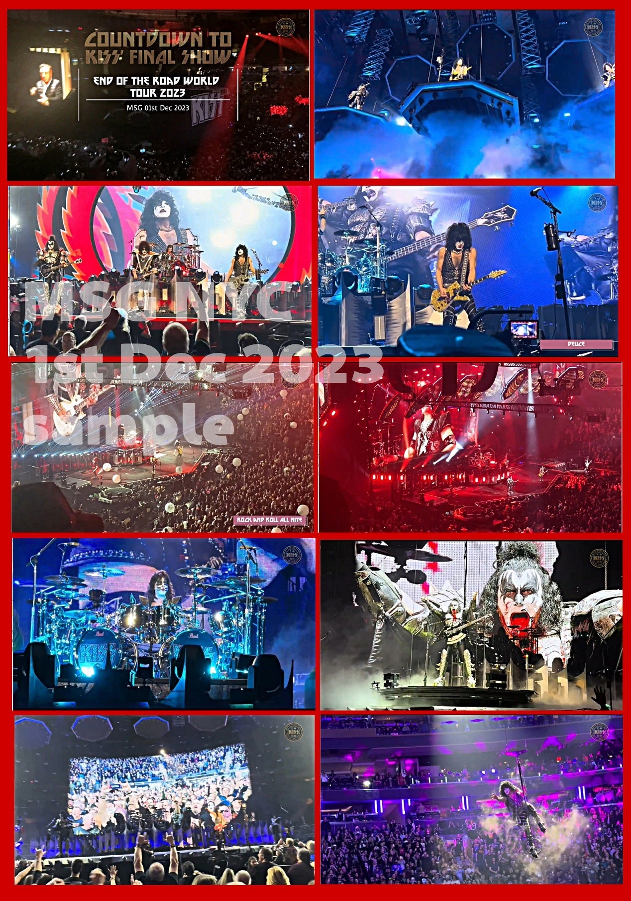 KISS / End of the Road World Tour 2023 NY Show (1BDR)