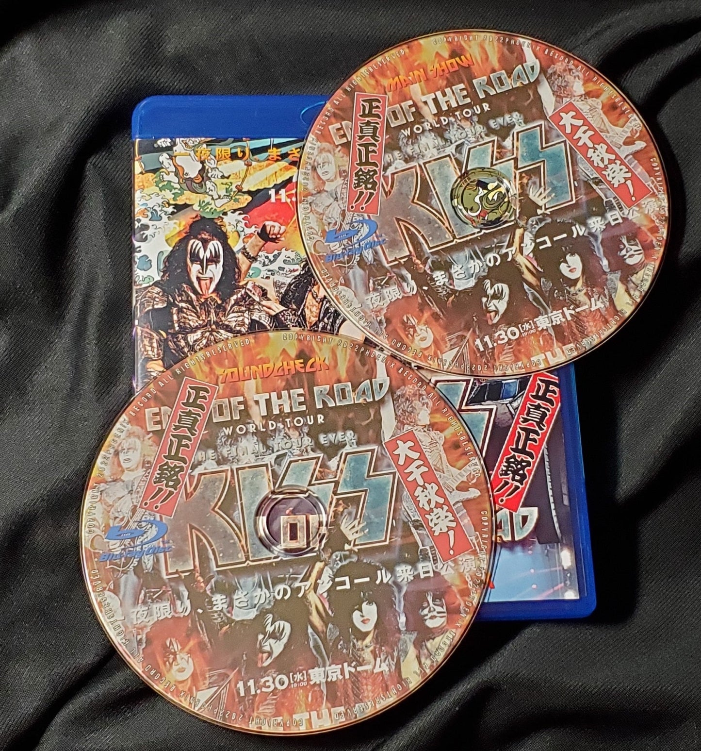 KISS / End of the Road Japan Tour 2022 Mein Show & soundchecks (2BD)