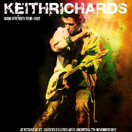 Keith Richards / Main Offender Tour 1992 Estadio Velez Sarsfield (2CDR)