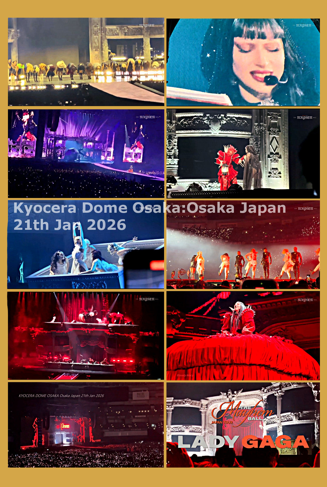 Lady GaGa / The MAYHEM Ball Japan Tour 2026 (1BDR+1DVDR)