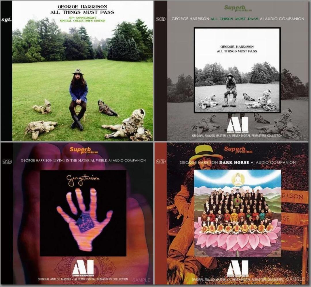 GEORGE HARRISON / LIVING IN THE MATERIAL WORLD DARK HORSE ALL THINGS MUST PASS 2Set  (8CD)