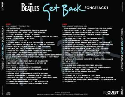 THE BEATLES / GET BACK SONGTRACK 1 - 3 (6CD) I & II & III 3Set