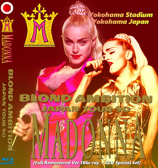 Madonna / Blond Ambition Gira mundial Yokohama 1990 PRO SHOT (1BDR+2CDR)