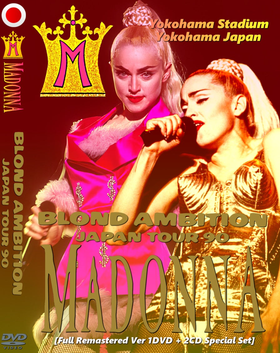 Madonna / Blond Ambition World Tour Yokohama 1990 PRO SHOT (1DVDR+2CDR)