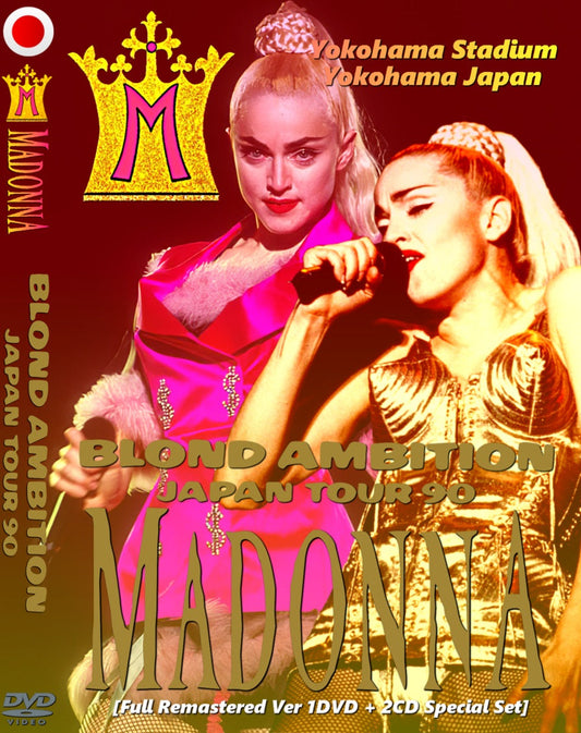 Madonna / Blond Ambition World Tour Yokohama 1990 PRO SHOT (1DVDR+2CDR)