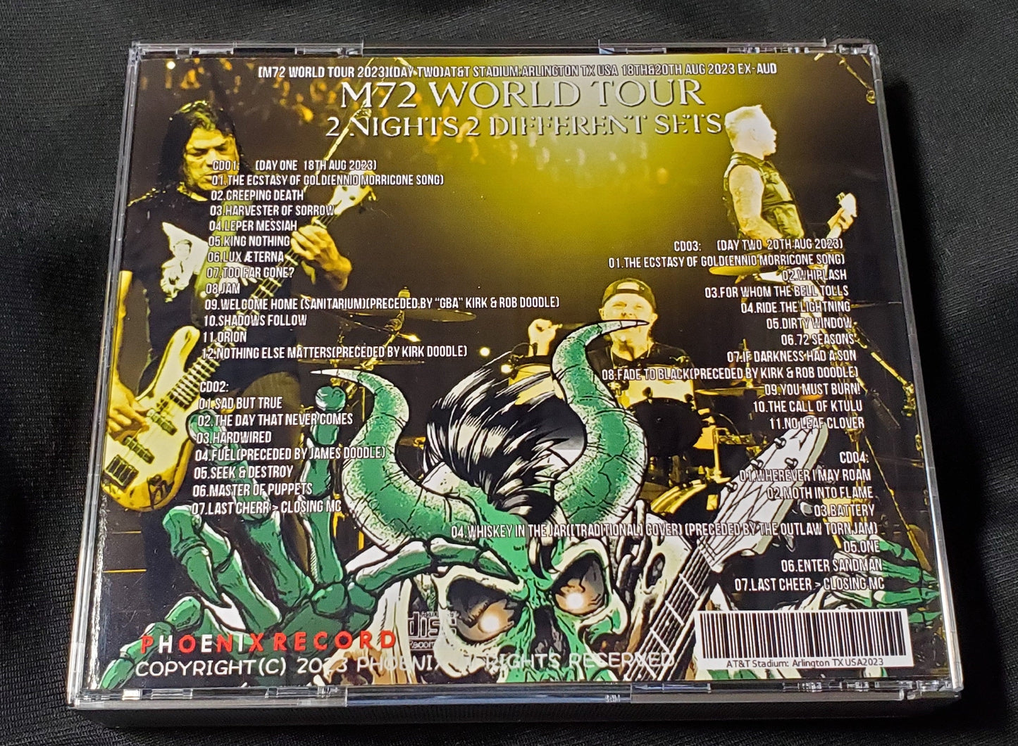 METALLICA / M72 World Tour 2023 AT&T Stadium (4CDR)