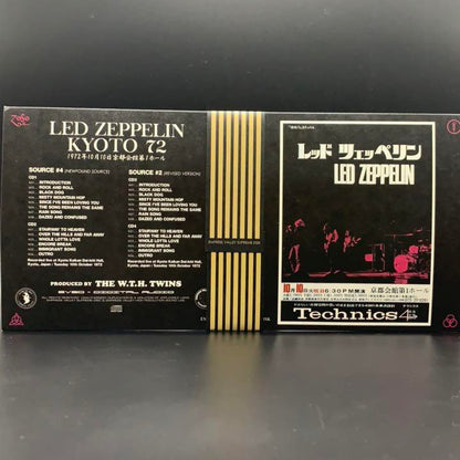 LED ZEPPELIN / KYOTO 1972 (4CD) Long Sleeve Edition Paper Cover Fujin Raijin Japanese edition