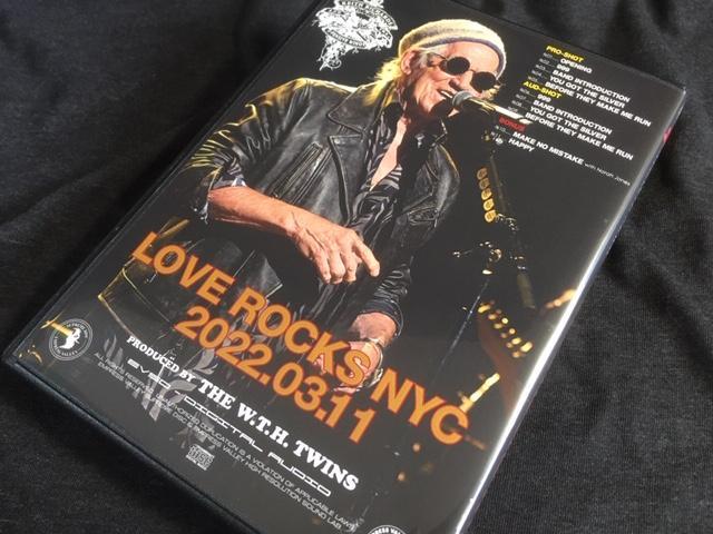 KEITH RICHARDS & X-PENSIVE WINOS / LOVE ROCKS NYC 2022 (DVD)