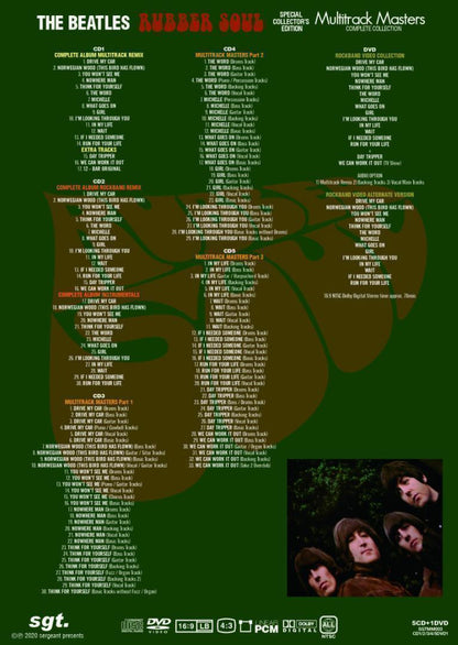 THE BEATLES / SPECIAL COLLECTOR'S EDITION MULTITRACK MASTERS 3 TITLE SET (3DVD+15CD)