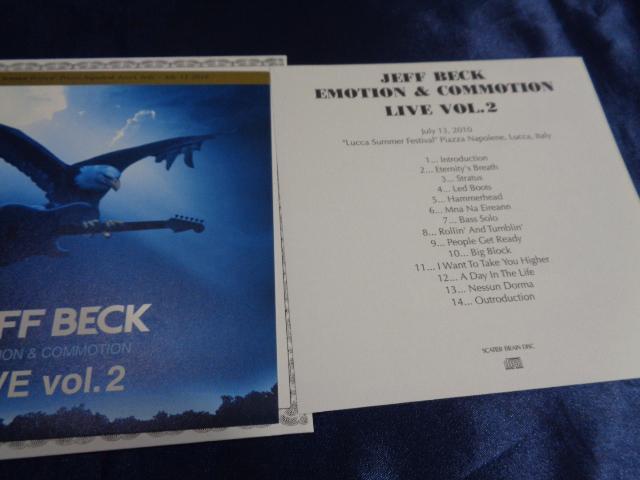 Jeff Beck / Emotion & Commotion Live Vol.2 (1CD)