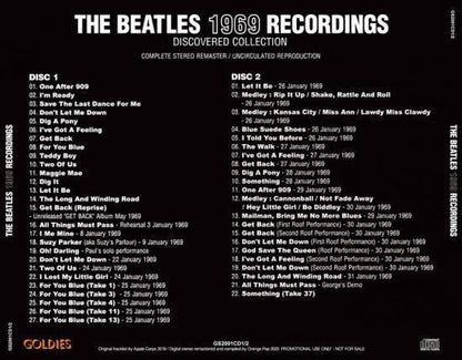 THE BEATLES / 1969 RECORDINGS DISCOVERED COLLECTION (2CD)