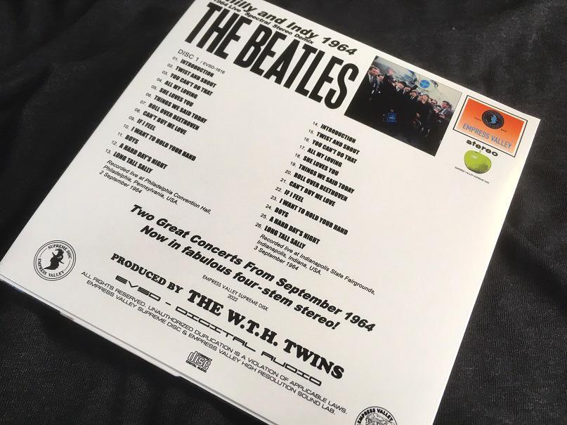 The Beatles / Philly & Indy 1964 Spectral Stereo Demix Empress Valley 1CD