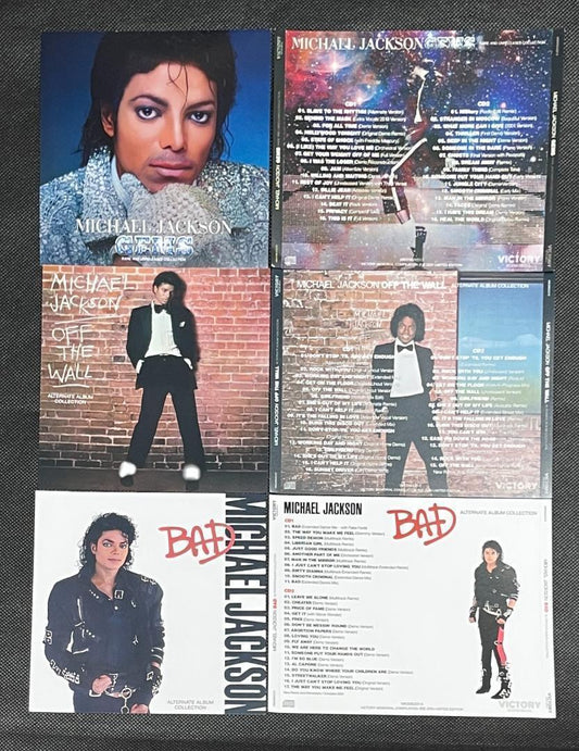 MICHAEL JACKSON / Colección de 3 títulos (6 CD)