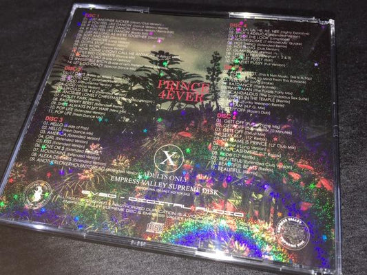 Prince 4Ever 6CD Single Collection Empress Valley Pressed Disc Hologram Case