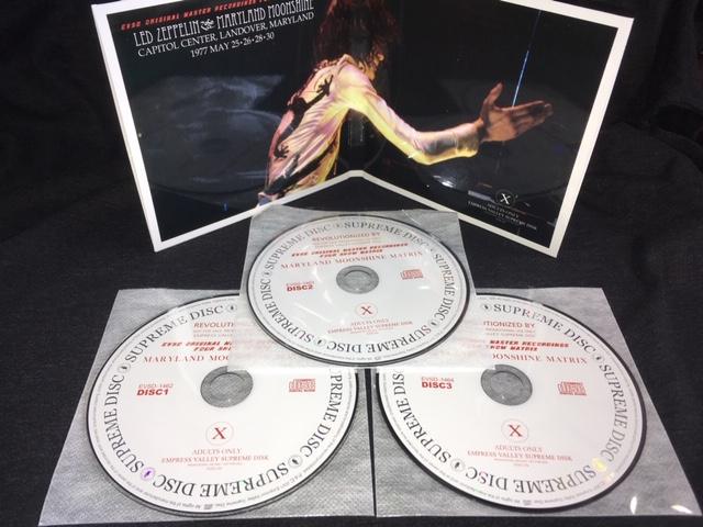 LED ZEPPELIN / MARYLAND MOONSHINE MATRIX 3CD Empress Valley