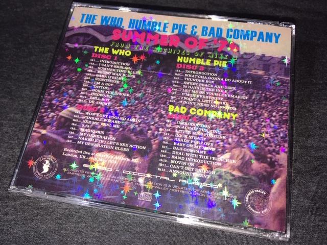 THE WHO HUMBLE PIE & BAD COMPANY / SUMMER OF '74 (4CD)