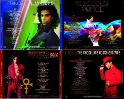 PRINCE / ALL MY DREAMS / ART UNOFFICIAL / NEW POWER GOLD / THE CHOCOLATE HOUSE GROOVES 4 titles set (8CD)