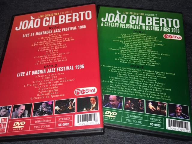 JOAO GILBERTO / LIVE COLLECTION VOL.1+2 (4DVD)