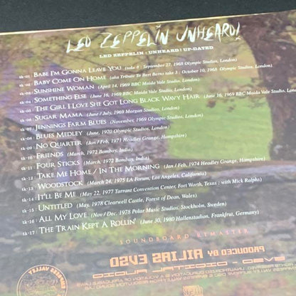 LED ZEPPELIN / UNHEARD (1CD) EMPRESS VALLEY