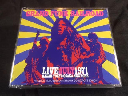 GRAND FUNK RAILROAD / LIVE JULY 1971 50TH ANNIVERSARY COLLECTOR'S EDITION (2CD+DVD)