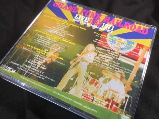 GRAND FUNK RAILROAD / LIVE JULY 1971 50TH ANNIVERSARY COLLECTOR'S EDITION (2CD+DVD)