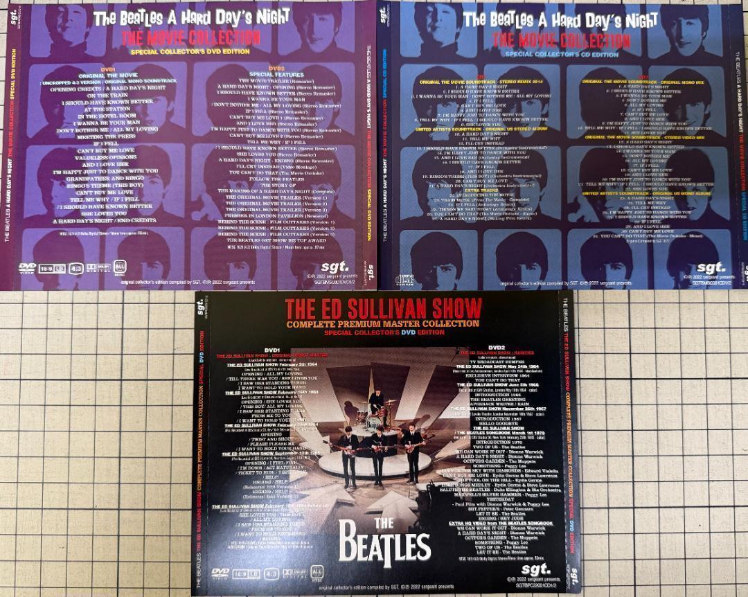 THE BEATLES /  A HARD DAY'S NIGHT THE MOVIE / HELP! THE MOVIE / THE ED SULLIVAN SHOW 6 Titles Set (6CD+6DVD)
