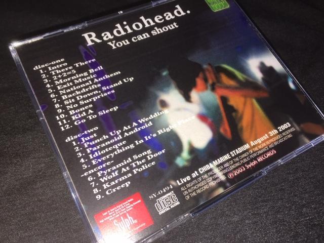 RADIOHEAD / You Can Shout (2CDR)