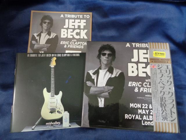 ERIC CLAPTON / JEFF BECK TRIBUTE CONCERT (6CD+ 2DVD) Empress Valley Box set